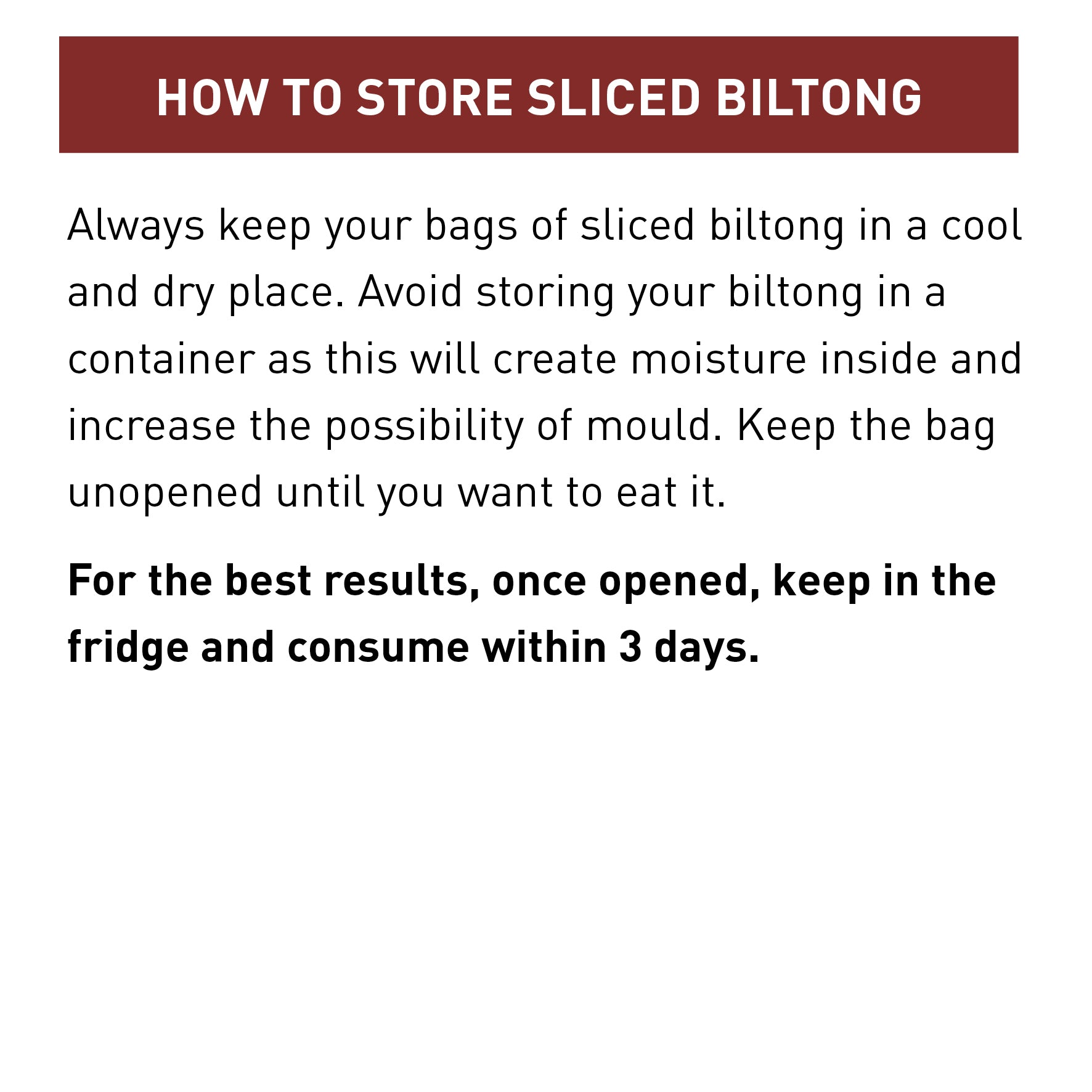 Biltong Chunks - Runder Biltong